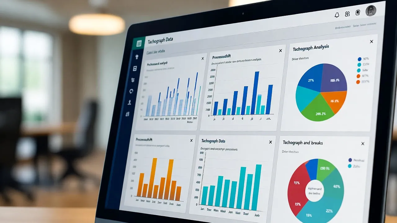 Diagrama de cumplimiento de normativa del tacógrafo digital